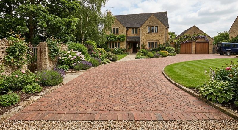 Brick Driveway Installation in Framingham, MA