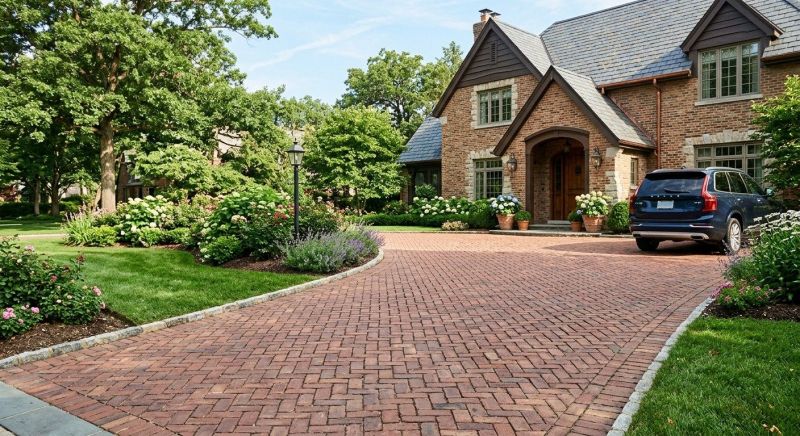 Brick Driveway Installation in Boston, MA