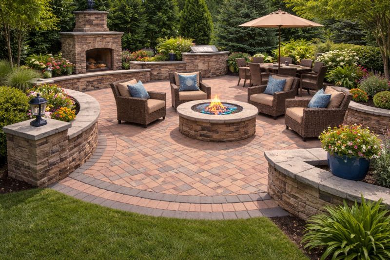 Brick Hardscape Construction in Denver, CO