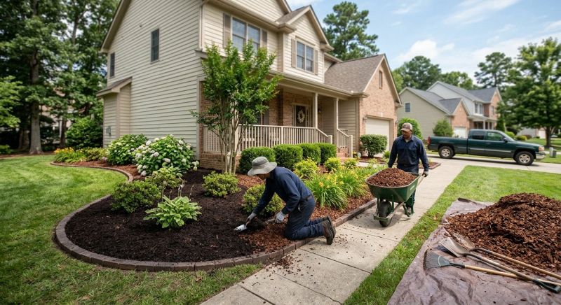 Cypress Mulch Installation in Ventura County, CA