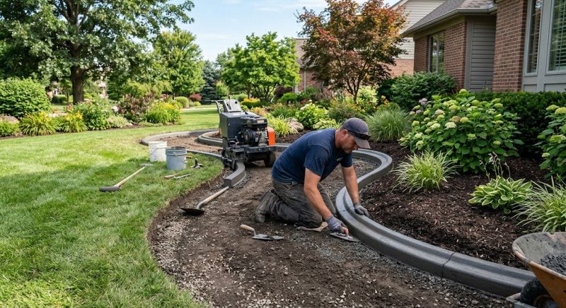 Garden Curbing Installation in Citrus County, FL