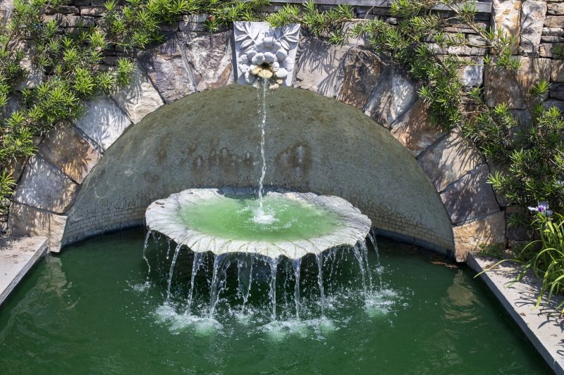 Garden Fountain Installation in Honolulu, HI