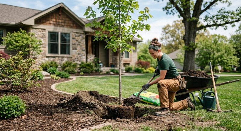 Maple Tree Planting in Ventura County, CA