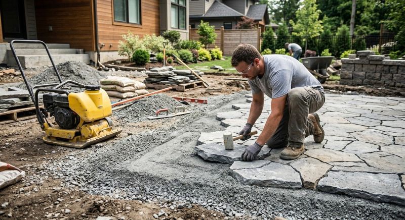 Patio Hardscaping in Boston, MA