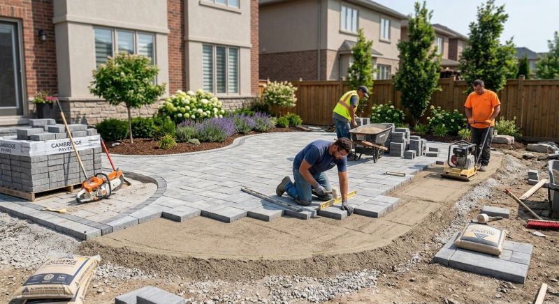 Patio Pavers Construction in Boston, MA
