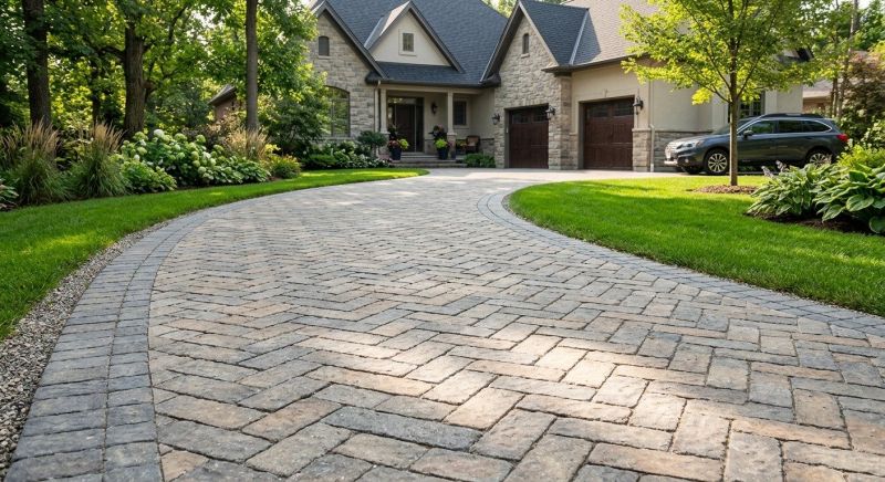 Paver Driveway Construction in Denver County, CO