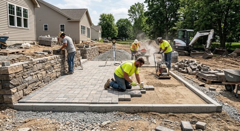Paver Patio Construction in Fairfield County, CT
