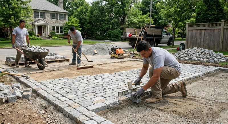 Pavers Installation in Boston, MA