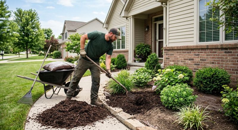 Shredded Mulch Installation in Honolulu, HI